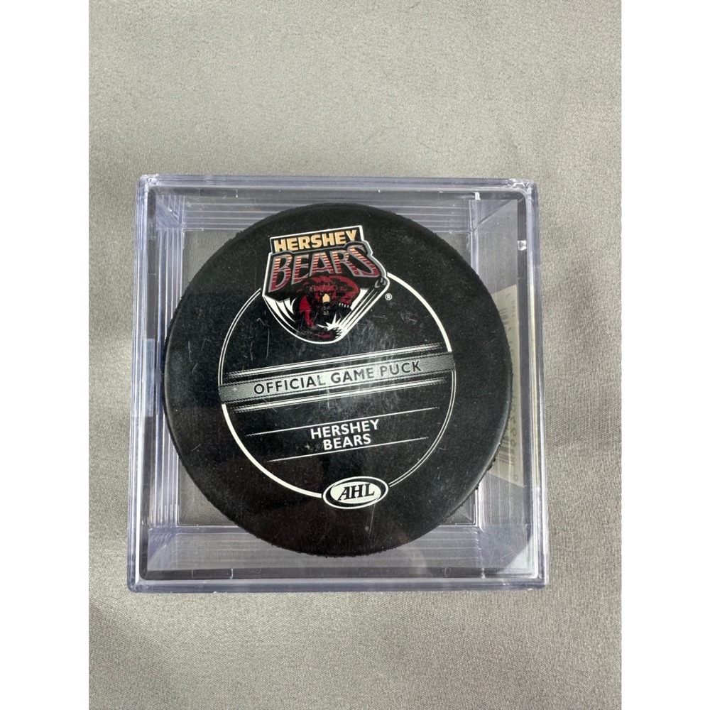 Hershey Bears AHL Hockey‎ Pucks Lot of 2 Game Puck w/ Cube + Souvenir